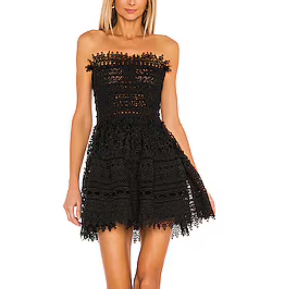 Black dress from Revolve. Brand Waimari.